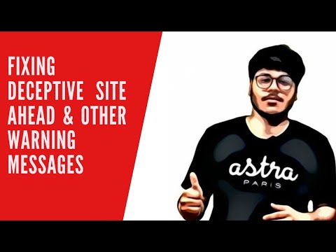 Deceptive Site Ahead| Checking Webmaster| Malware Removal| Includes Request a Review Template