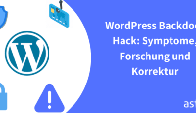 WordPress Backdoor Hack: Symptome, Forschung und Korrektur