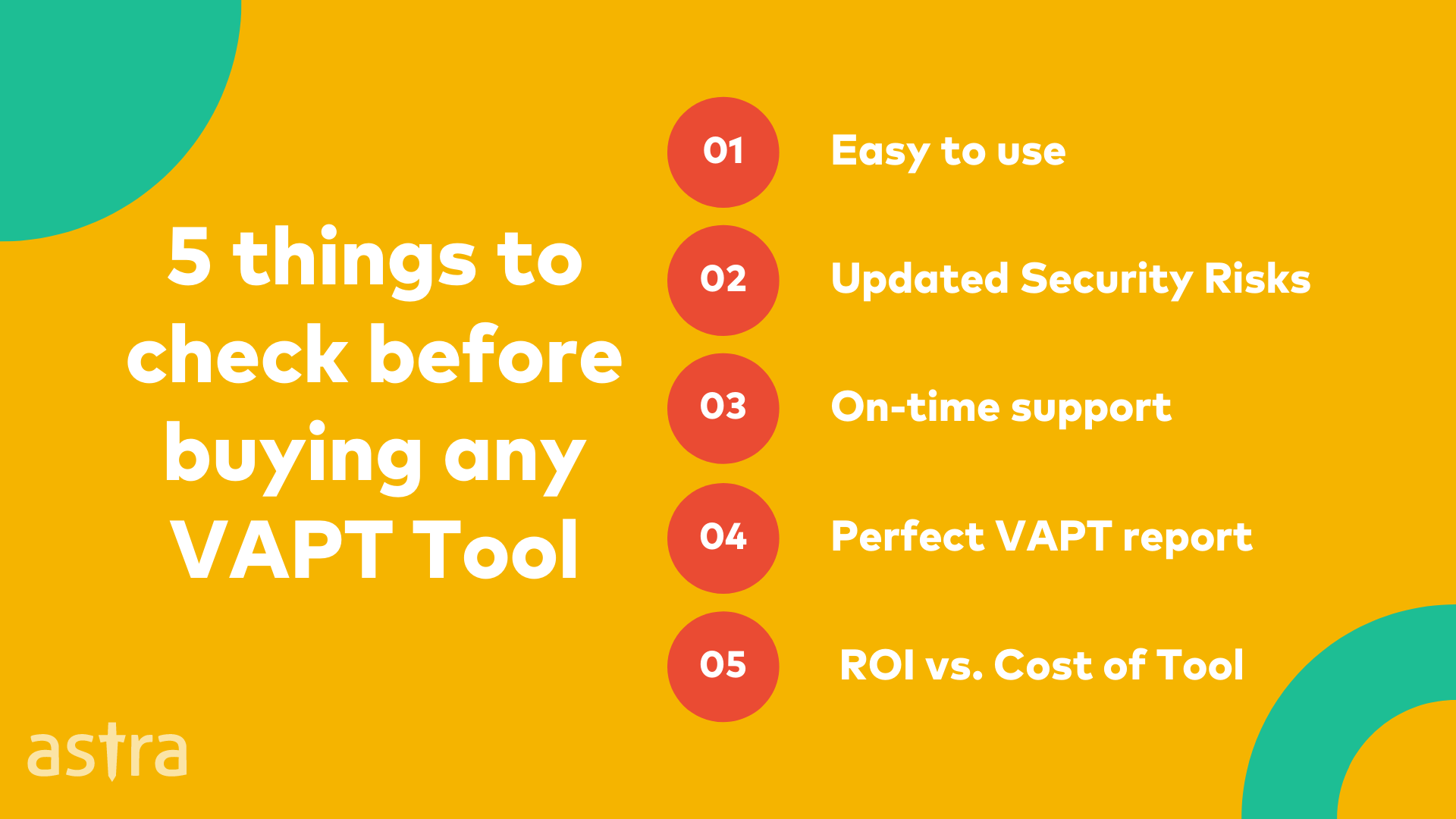 5 things to check before buying any VAPT Tool