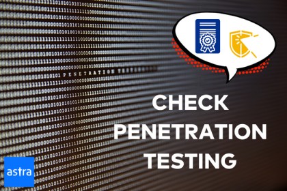 CHECK Penetration testing