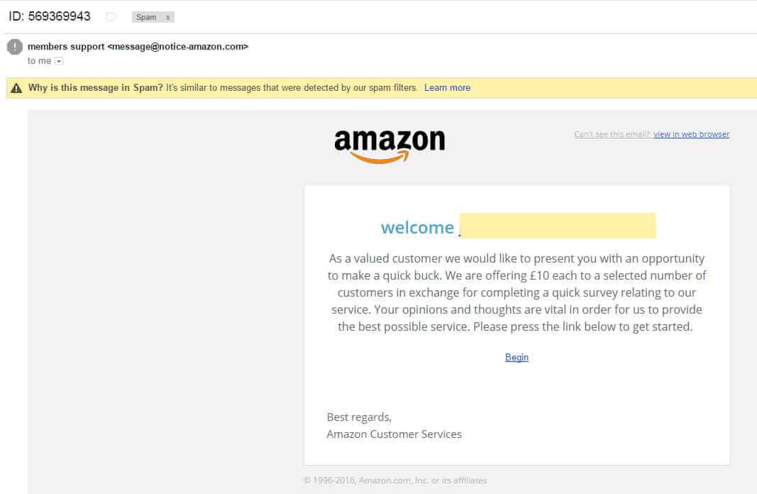 Phishing email: Hacking Terminologies