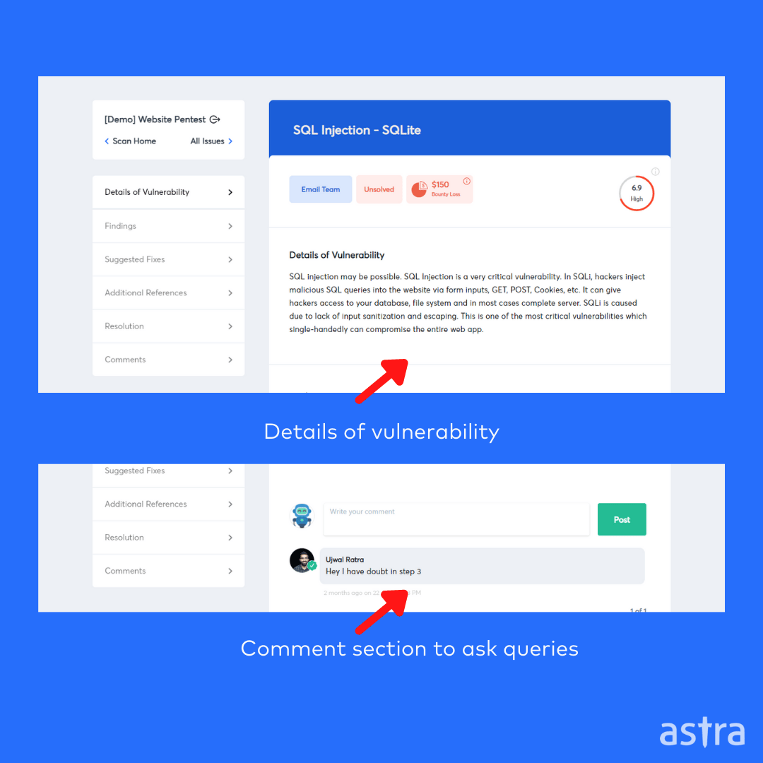 Collaboration during saas penetration testing