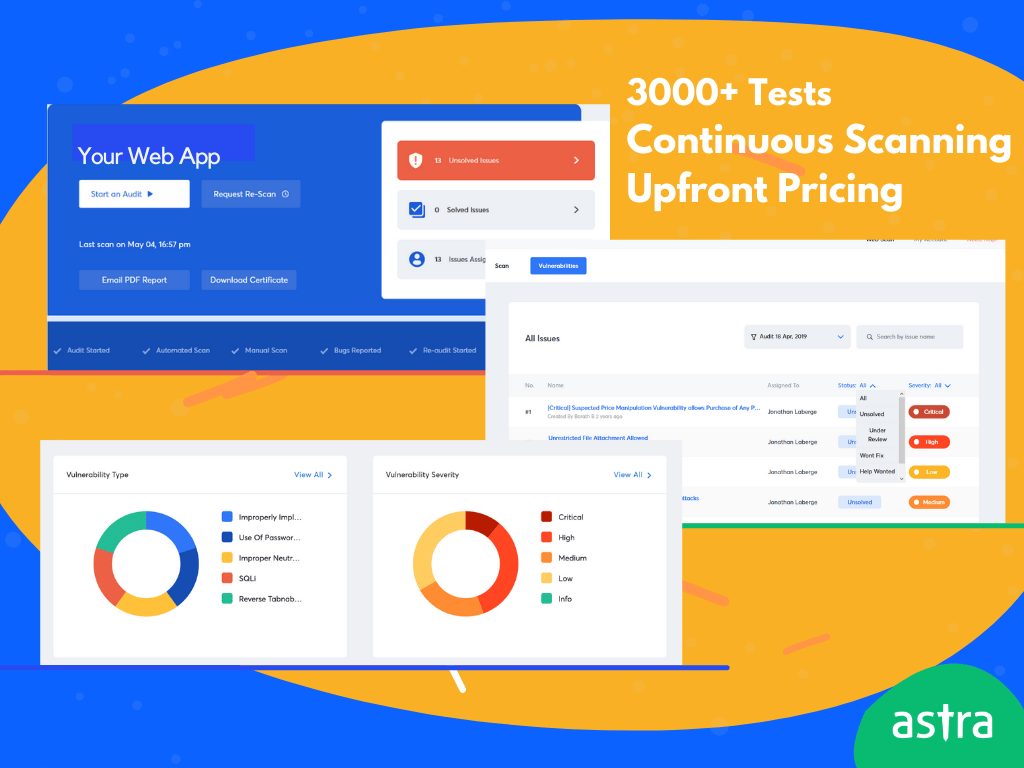 vulnerability assessment by Astra Security