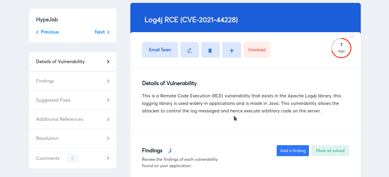 Log4j RCE (CVE-2021-44228)