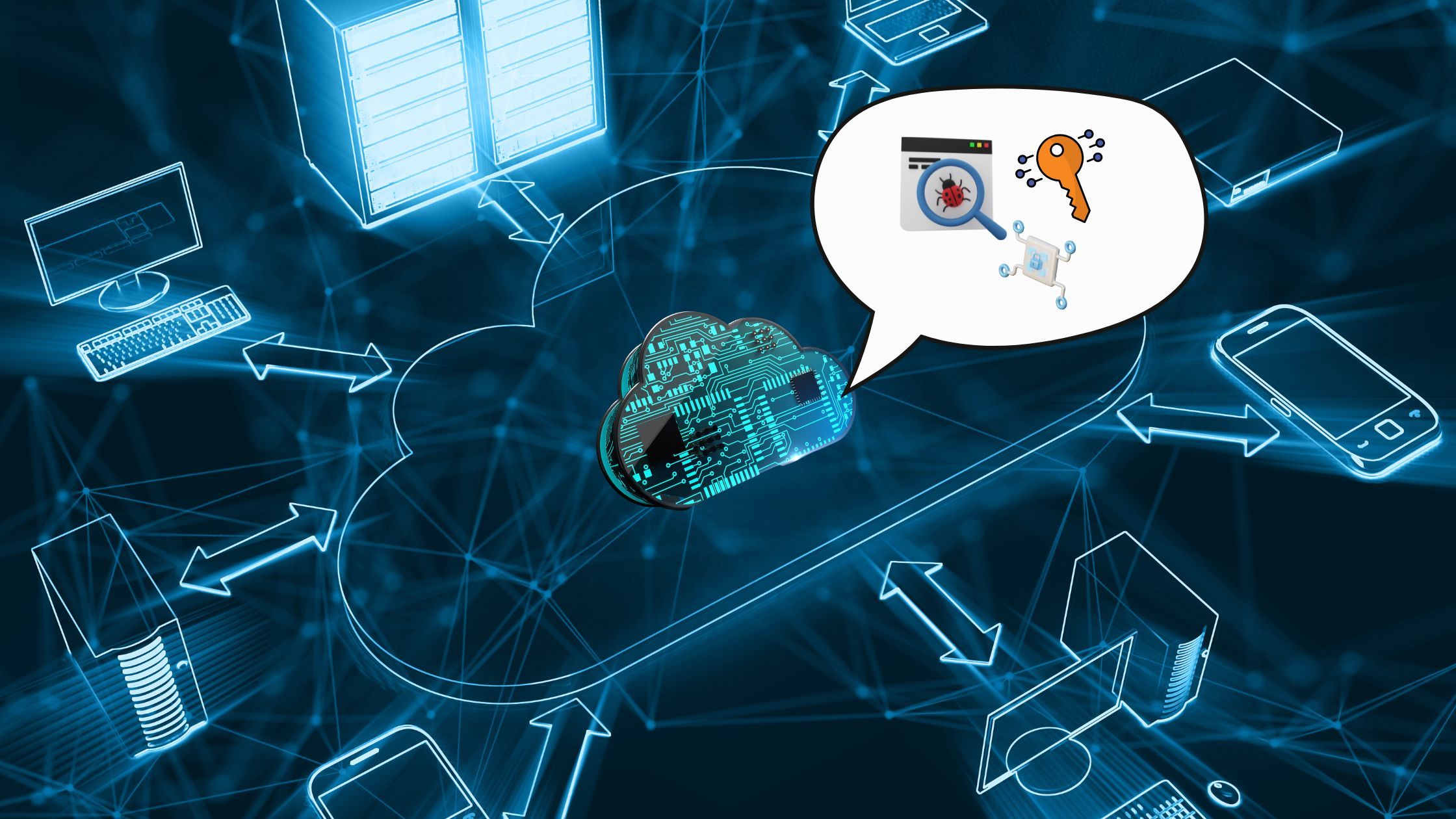 Featured image for an article on major cloud security trends