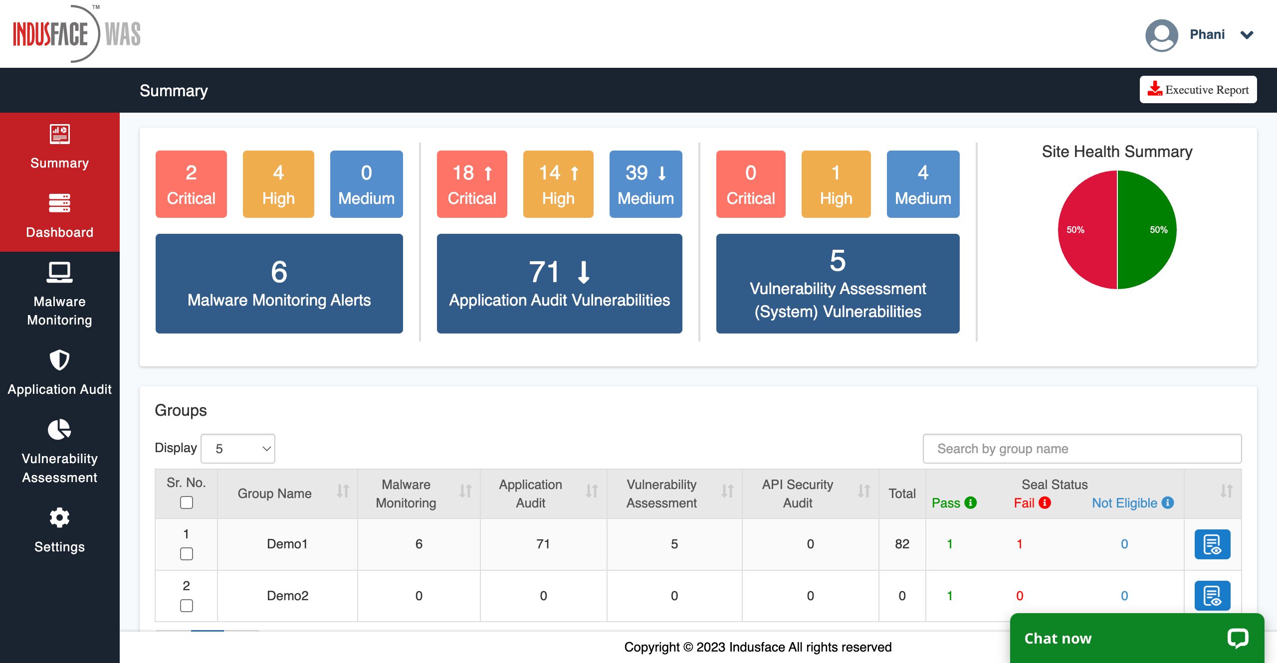 IndusfaceWAS - penetration testing services India