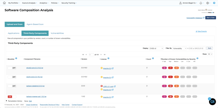 Veracode-cloud-based vulnerability scanner