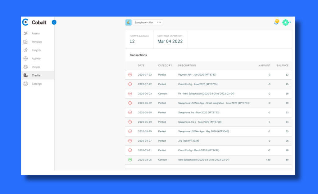 Cobalt - Cybersecurity audit companies