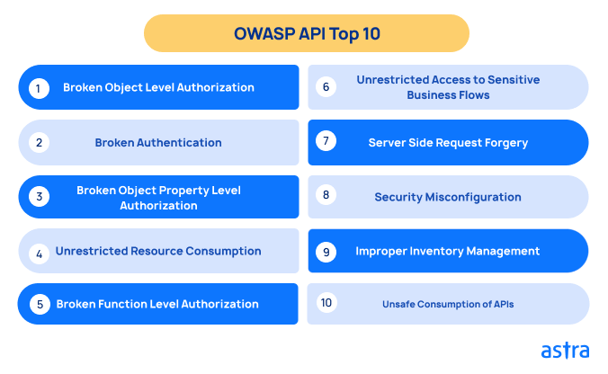 OWASP API Top 10 Vulnerabilities