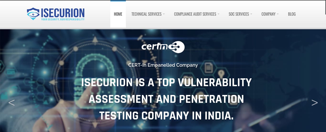 iSecurion VAPT Companies in India