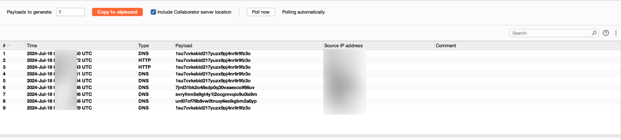 SSRF attack - API penetration testing