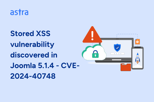 stored xss vulnerability-discovered in joomla