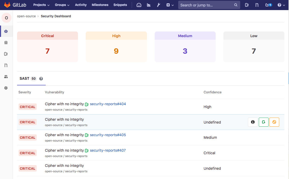 GitLab devsecops tools