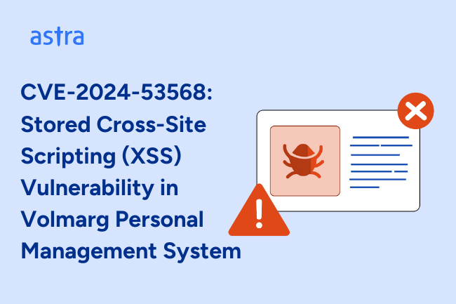Stored XSS Volmarg-Feature