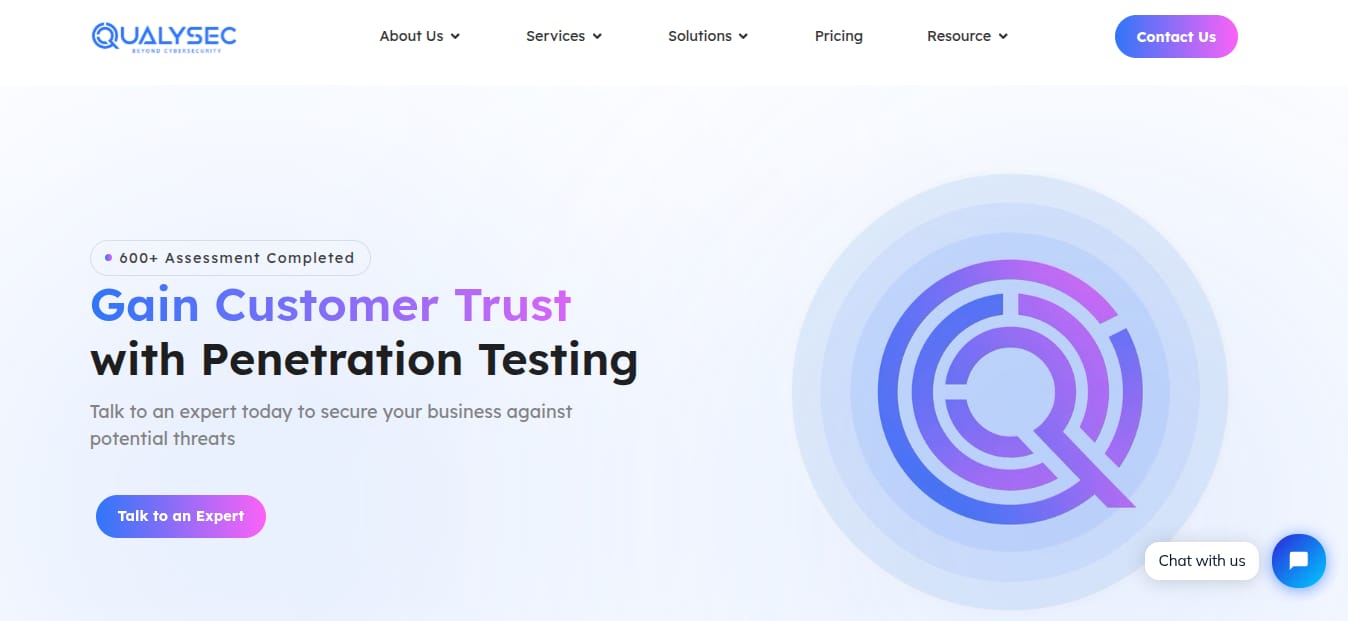 Qualysec VAPT ABHA dashboard