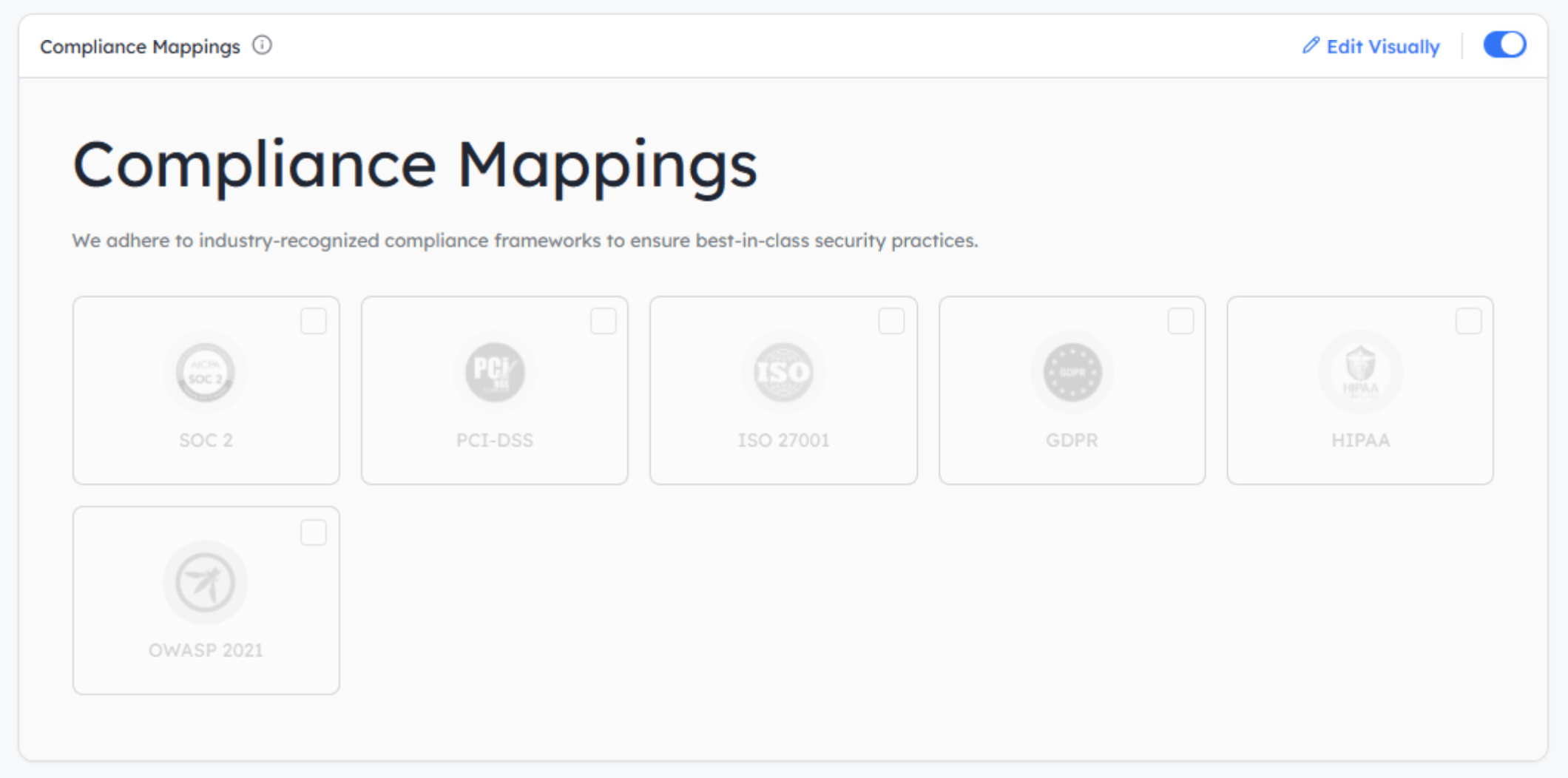 Astra Trust Center Platform - compliance mappings