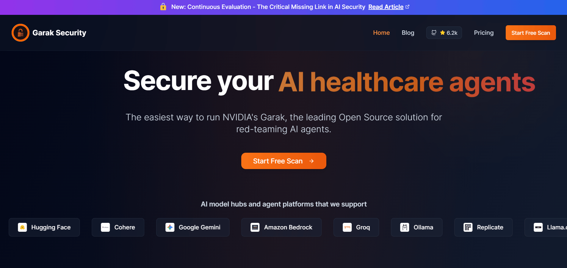 Garak's AI pentesting tool