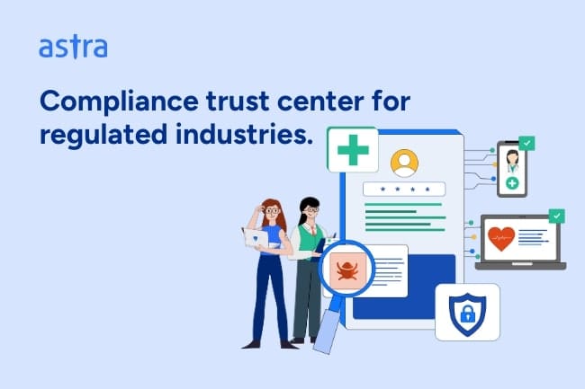 Trust center for compliance