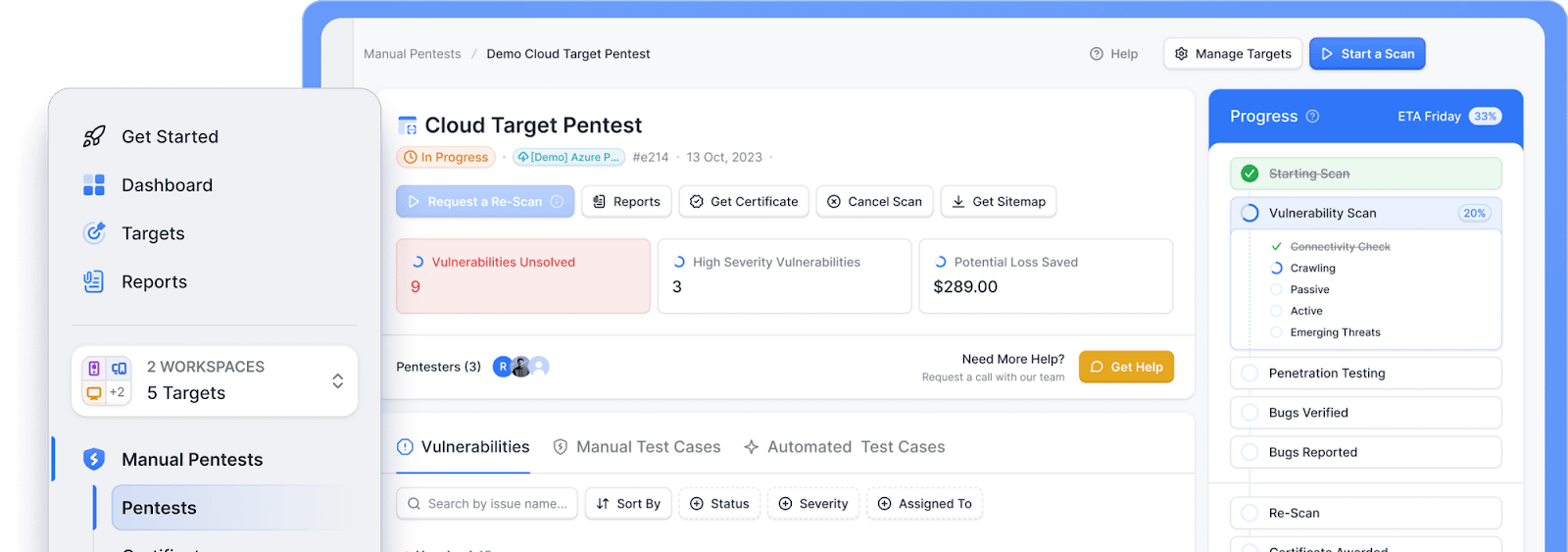 Astra Cloud Pentest