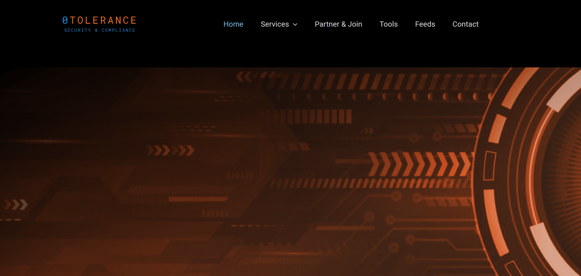 OTolerance platform's homepage