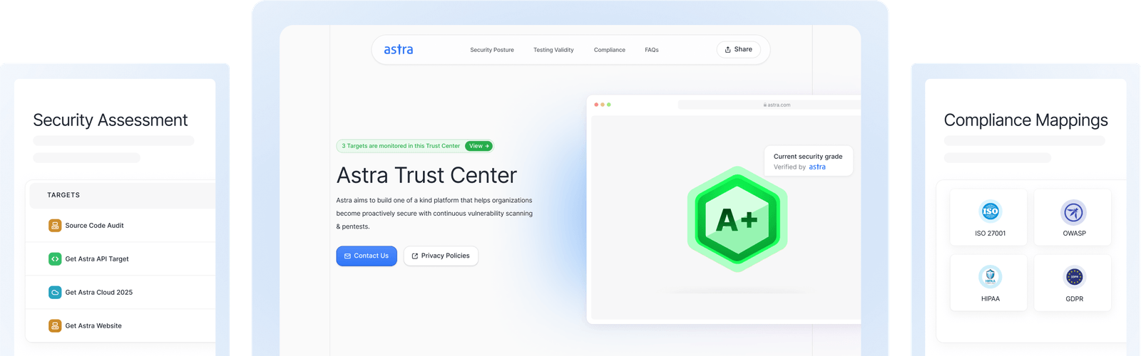 Astra security Trust center