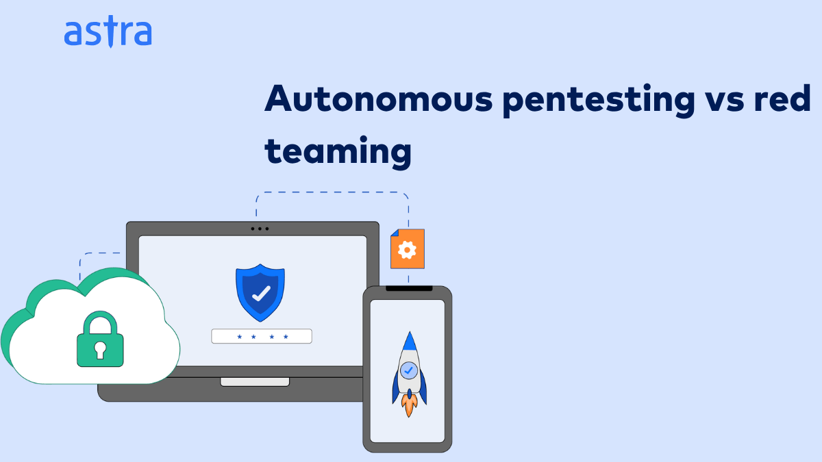 Autonomous pentesting vs red teaming