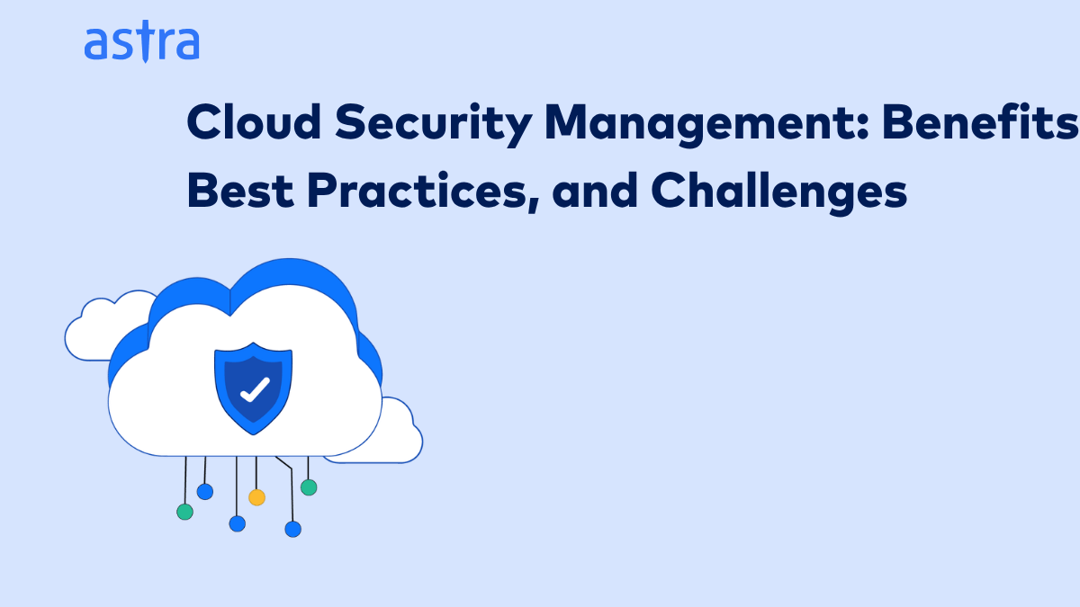 Cloud security management
