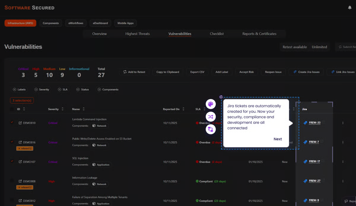 Software secured web app penetration testing companies
