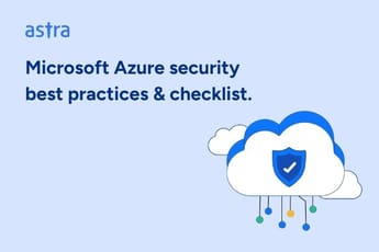 Microsoft Azure security best practices & checklist.