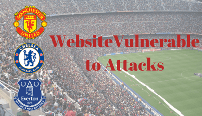 Manchester Chelsea Everton Vulnerable