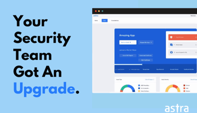New Astra Security VAPT Dashboard