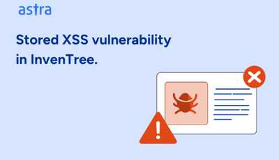 Stored XSS Vulnerability in InvenTree