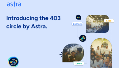 Introducing the 403 circle by Astra.