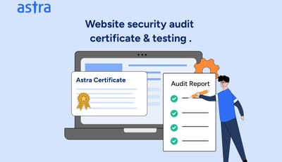 Website security audit certificate and testing