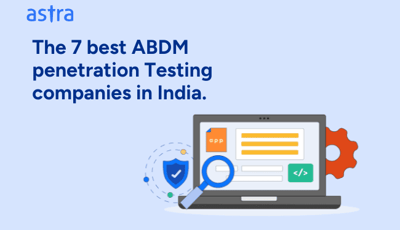 best ADBM penetration testing companies in india