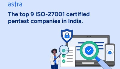 top iso 27001 certified pentest companies in india