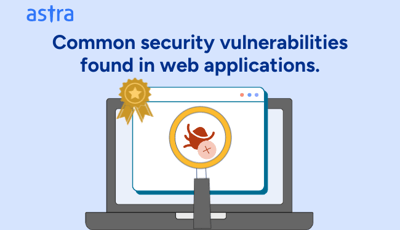 ommon vulnerabilities in web applications