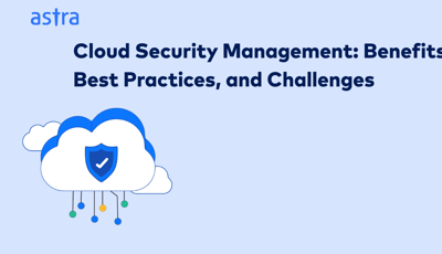 Cloud security management