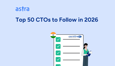 Top 50 CTOs to Follow in 2026 by Astra Security